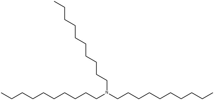 N,N-二癸基癸胺(三癸胺) 結(jié)構(gòu)式