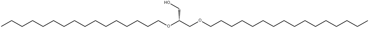 (R)-2,3-bis(hexadecyloxy)propan-1-ol  Struktur