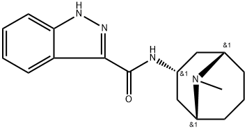 Endo-3-amine-9-methyl-9-azabicyclo[3,3,1]nonane Struktur