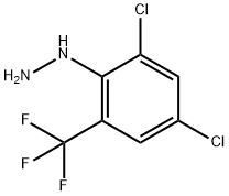 2,4-二氯-6-(三氟甲基)苯肼 結(jié)構(gòu)式