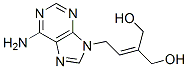 9-(4-Hydroxy-3-(hydroxymethyl)-2-butenyl)adenine Struktur