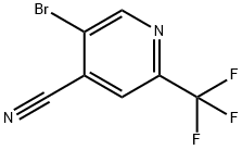 5-bromo-2-(trifluoromethyl)isonicotinonitrile