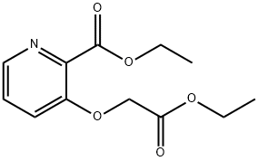 ethyl 3-(2-ethoxy-2-oxoethoxy)picolinate Struktur