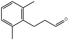 Benzenepropanal, 2,6-diMethyl- Struktur