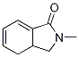 2,3,3a,4-tetrahydro-2-Methyl-1H-Isoindol-1-one Struktur