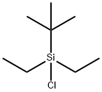 T-BUTYLDIETHYLCHLOROSILANE Struktur