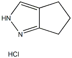 1,4,5,6-Tetrahydrocyclopenta[c]pyrazole hydrochloride Struktur