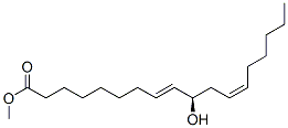 (8E,10R,12Z)-10-Hydroxy-8,12-octadecadienoic acid methyl ester Struktur