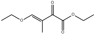 (E)-Ethyl 4-ethoxy-3-Methyl-2-oxobut-3-enoate Struktur