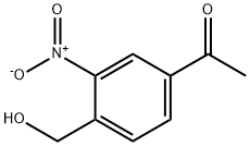 1-(4-Hydroxymethyl-3-nitrophenyl)ethanone Struktur