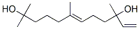 6,11-Dodecadiene-2,10-diol, 2,6,10-trimethyl-, (E)- Struktur