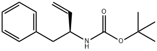 (3S)-3-(N-Boc-amino)-4-phenyl-1-butene Struktur