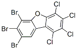 Dibenzofuran, tribromotetrachloro- Struktur