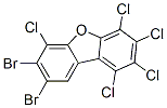 DIBROMO-PENTACHLORODIBENZOFURAN Struktur