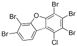 PENTABROMO-MONOCHLORODIBENZOFURAN Struktur