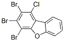 TRIBROMO-MONOCHLORODIBENZOFURAN Struktur