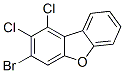 MONOBROMO-DICHLORODIBENZOFURAN Struktur