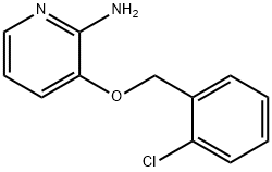 2-PyridinaMine, 3-[(2-chlorophenyl)Methoxy]- Struktur