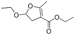 3-Furancarboxylicacid,5-ethoxy-4,5-dihydro-2-methyl-,ethylester(9CI) Struktur