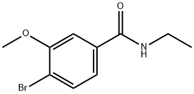 4-BROMO-N-ETHYL-3-METHOXYBENZAMIDE Struktur