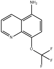 8-(Trifluoromethoxy)quinolin-5-amine Struktur