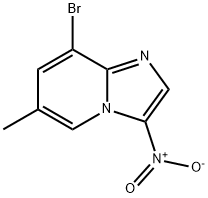 8-BROMO-6-METHYL-3-NITROIMIDAZO[1,2-A]PYRIDINE Struktur