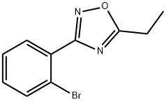 3-(2-BROMOPHENYL)-5-ETHYL-1,2,4-OXADIAZOLE Struktur