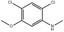 2,4-DICHLORO-5-METHOXY-N-METHYLANILINE Struktur