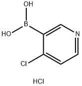 4-Chloro-3-pyridineboronic acid HCl Struktur