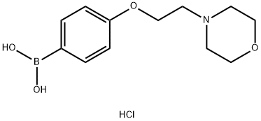 4-(2-Morpholinoethoxy)phenylboronic acid, HCl Struktur