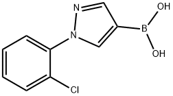 1-(2-Chlorophenyl)-1H-pyrazol-4-ylboronic acid Struktur