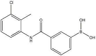 N-(3-Chloro-2-Methylphenyl)3-boronobenzaMide Struktur