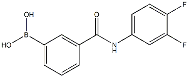 N-(3,4-Difluorophenyl) 3-boronobenzaMide Struktur