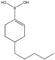 4-Pentylcyclohex-1-enylboronic acid Struktur