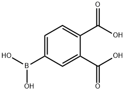 4-Boronophthalic acid Struktur