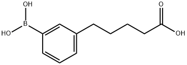 3-(4-Carboxybutyl)phenylboronic acid Struktur