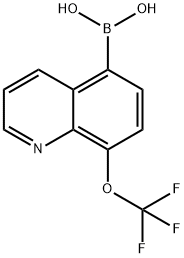 8-(TRIFLUOROMETHOXY)QUINOLIN-5-YLBORONIC ACID