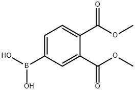 3,4-BIS(METHOXYCARBONYL)PHENYLBORONIC ACID Struktur