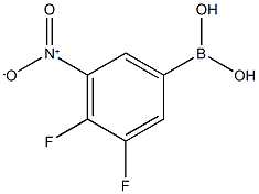 3,4-Difluoro-5-nitrophenylboronic acid Struktur