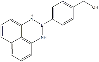 [4-(1H-Naphtho[1,8-de][1,3,2]diazaborinin-2(3H)-yl)phenyl]methanol Struktur