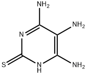 2-MERCAPTO-4,5,6-TRIAMINOPYRIMIDINE Struktur