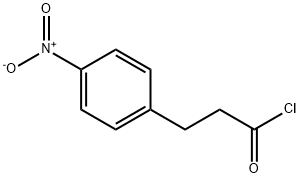 3-(4-Nitrophenyl)propionyl chloride Struktur