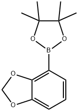 2-(Benzo[d][1,3]dioxol-4-yl)-4,4,5,5-tetramethyl-1,3,2-dioxaborolane Struktur