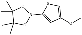 4-Methoxy-2-(4,4,5,5-tetraMethyl(1,3,2-dioxaborolan-2-yl))thiophene Struktur