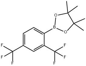 2,4-Bis(trifluoromethyl)benzeneboronic acid pinacol ester Struktur