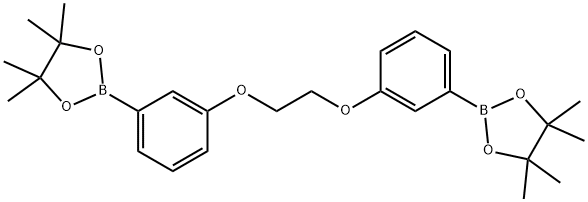 1,2-Bis(3-(4,4,5,5-tetraMethyl-1,3,2-dioxaborolan-2-yl)phenoxy)ethane Struktur