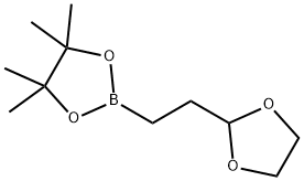 2-(1,3-Dioxolan-2-yl)ethylboronic acid pinacol ester Struktur