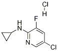 5-Chloro-N-cyclopropyl-3-fluoropyridin-2-amine, HCl Struktur