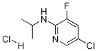 5-Chloro-3-fluoro-N-isopropylpyridin-2-amine, HCl Struktur