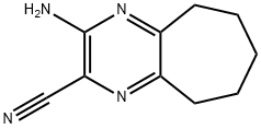 5H-Cycloheptapyrazine-2-carbonitrile,3-amino-6,7,8,9-tetrahydro-(9CI) Struktur